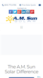 Mobile Screenshot of amsunsolar.com
